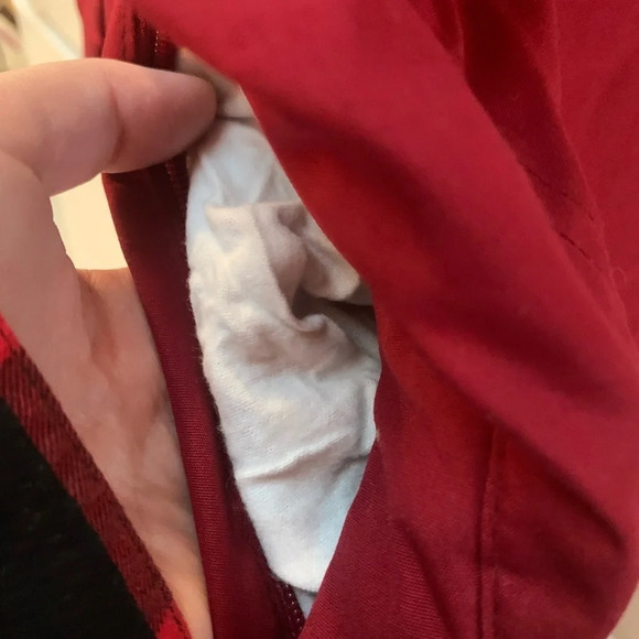 Vintage Jackson Hole Burgundy Bib Overall Snow Pants M - Picture 6 of 11